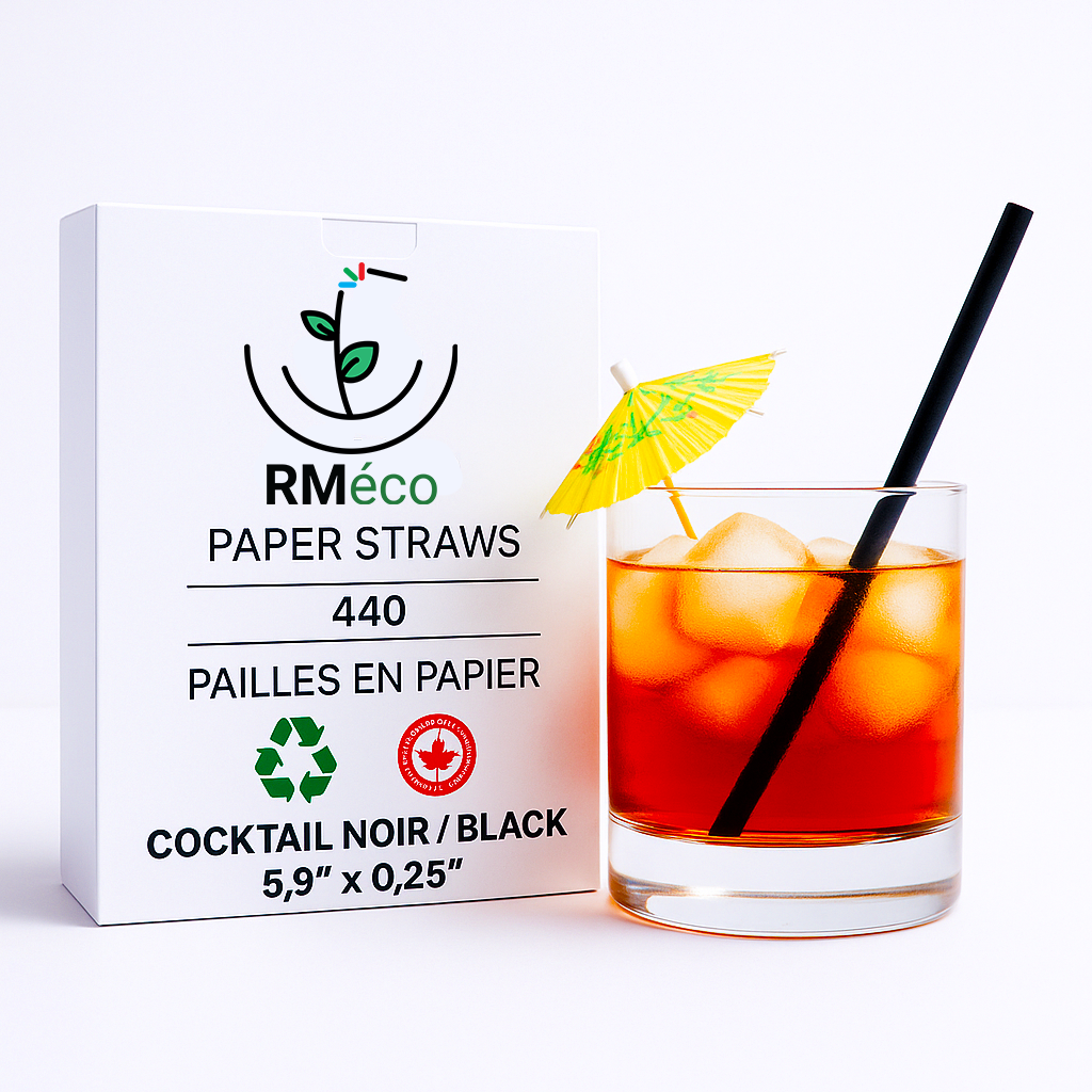 Paper Straws Cocktail 18x440pcs