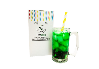 bubble tea paper straws color 