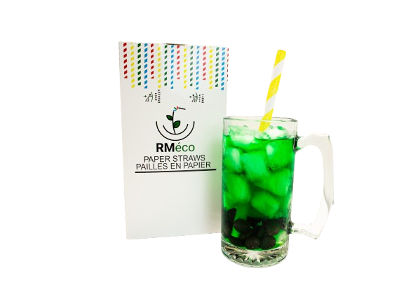 bubble tea paper straws individual