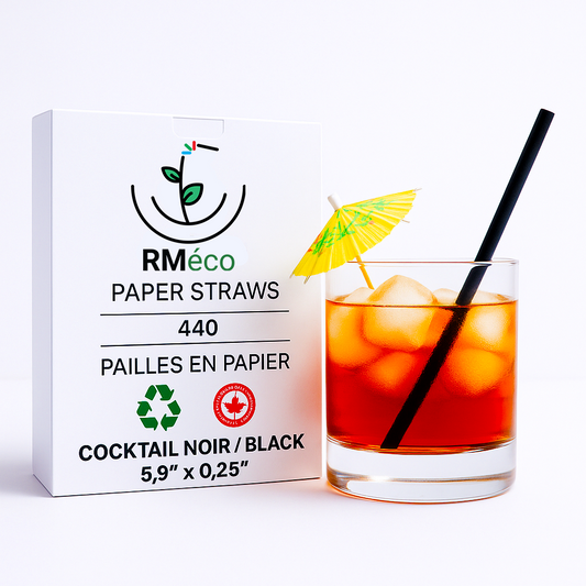 Paper Straws Cocktail 18x440pcs